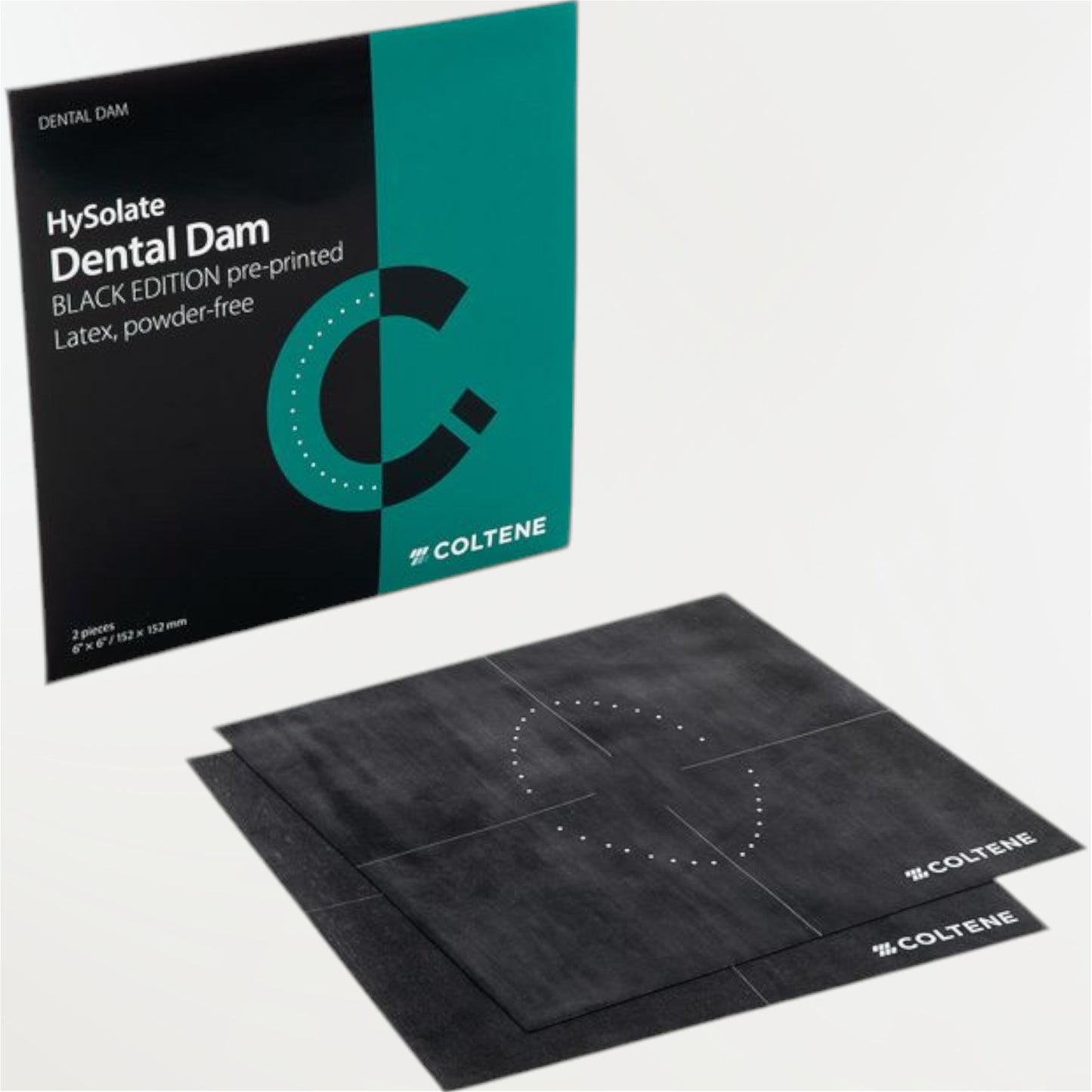 Feuilles de digue noires pré-imprimées