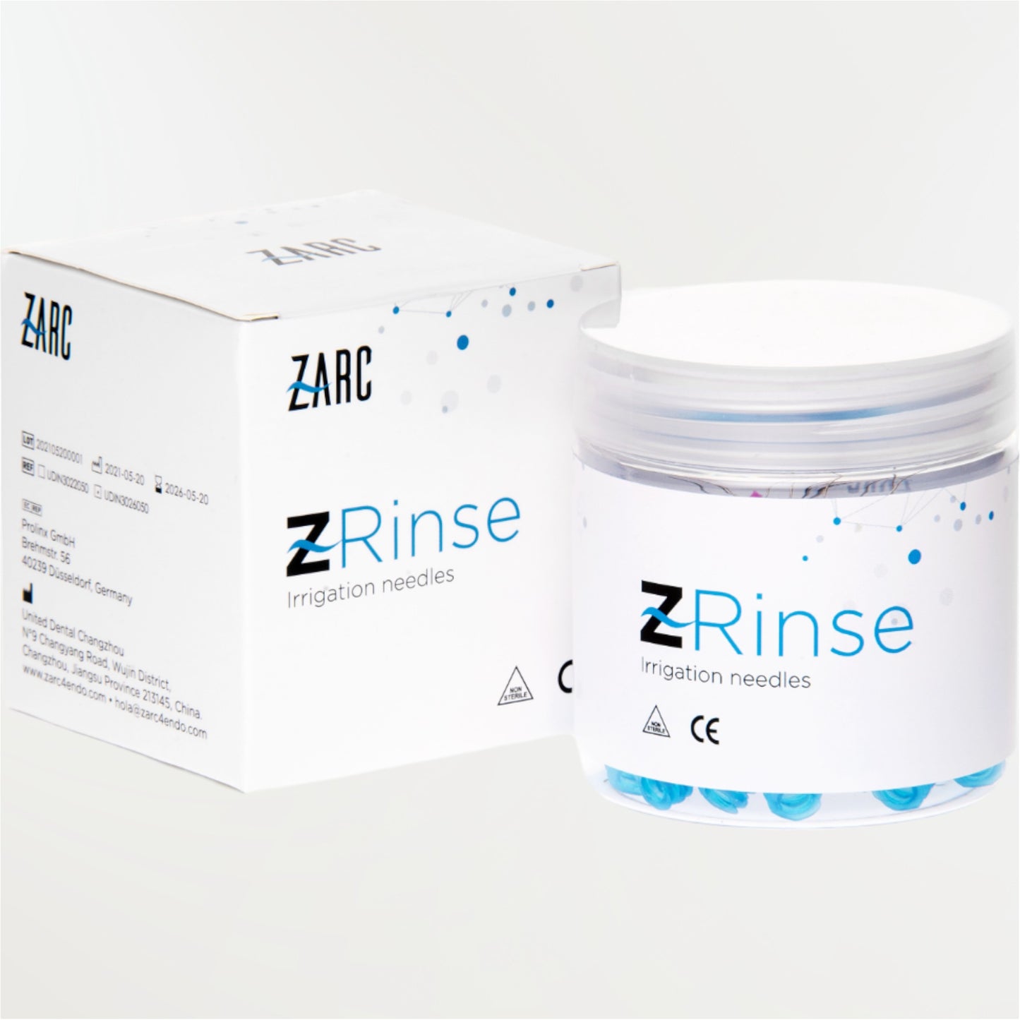 Aiguilles d’irrigation ZRinse souples