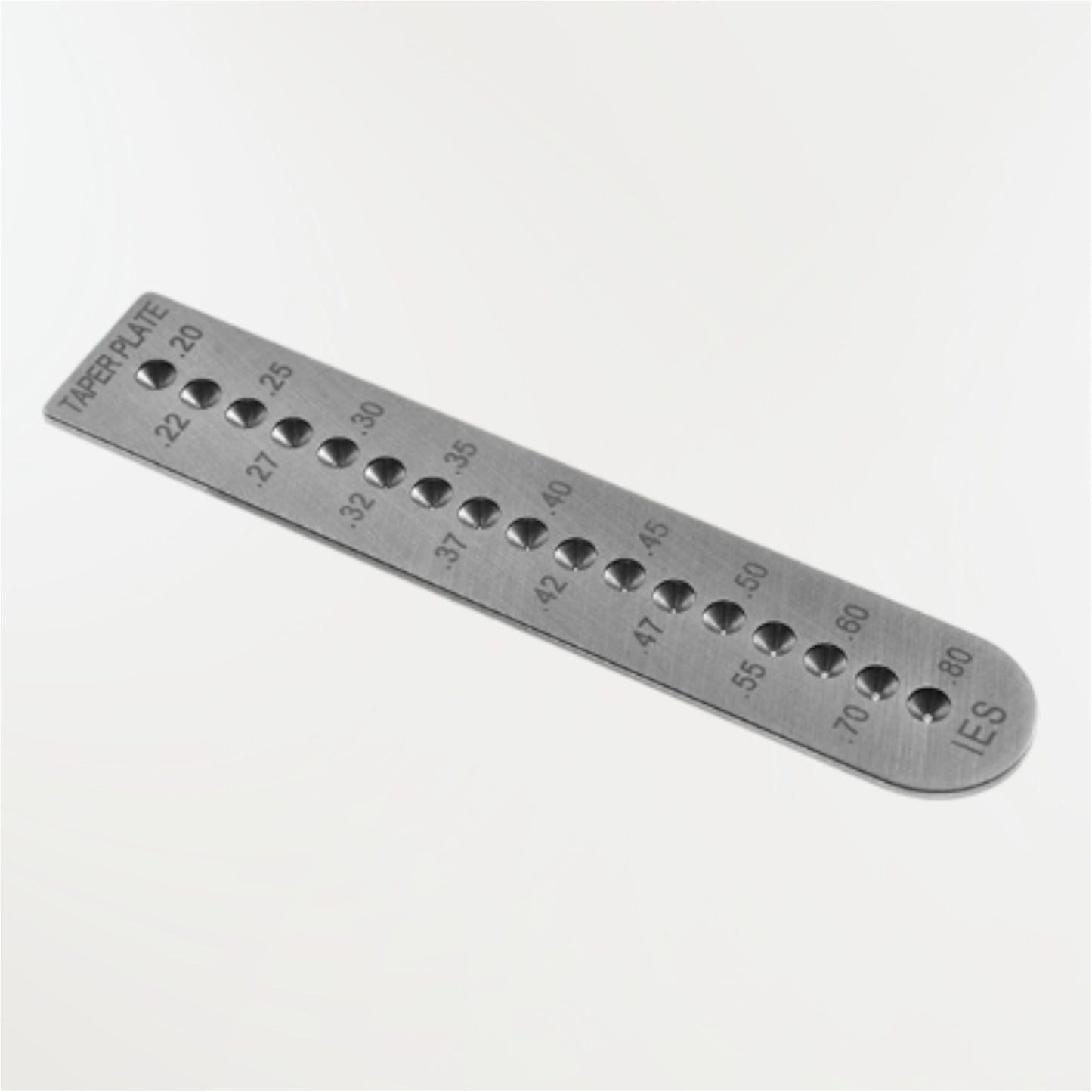 Cone calibration ruler
