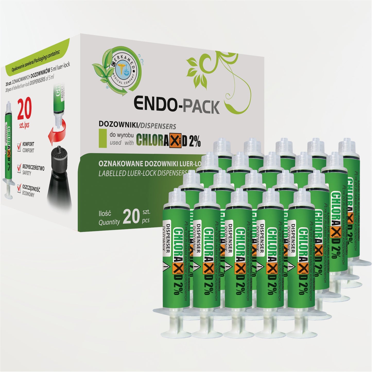 Endo Pack - Jeringas de irrigación