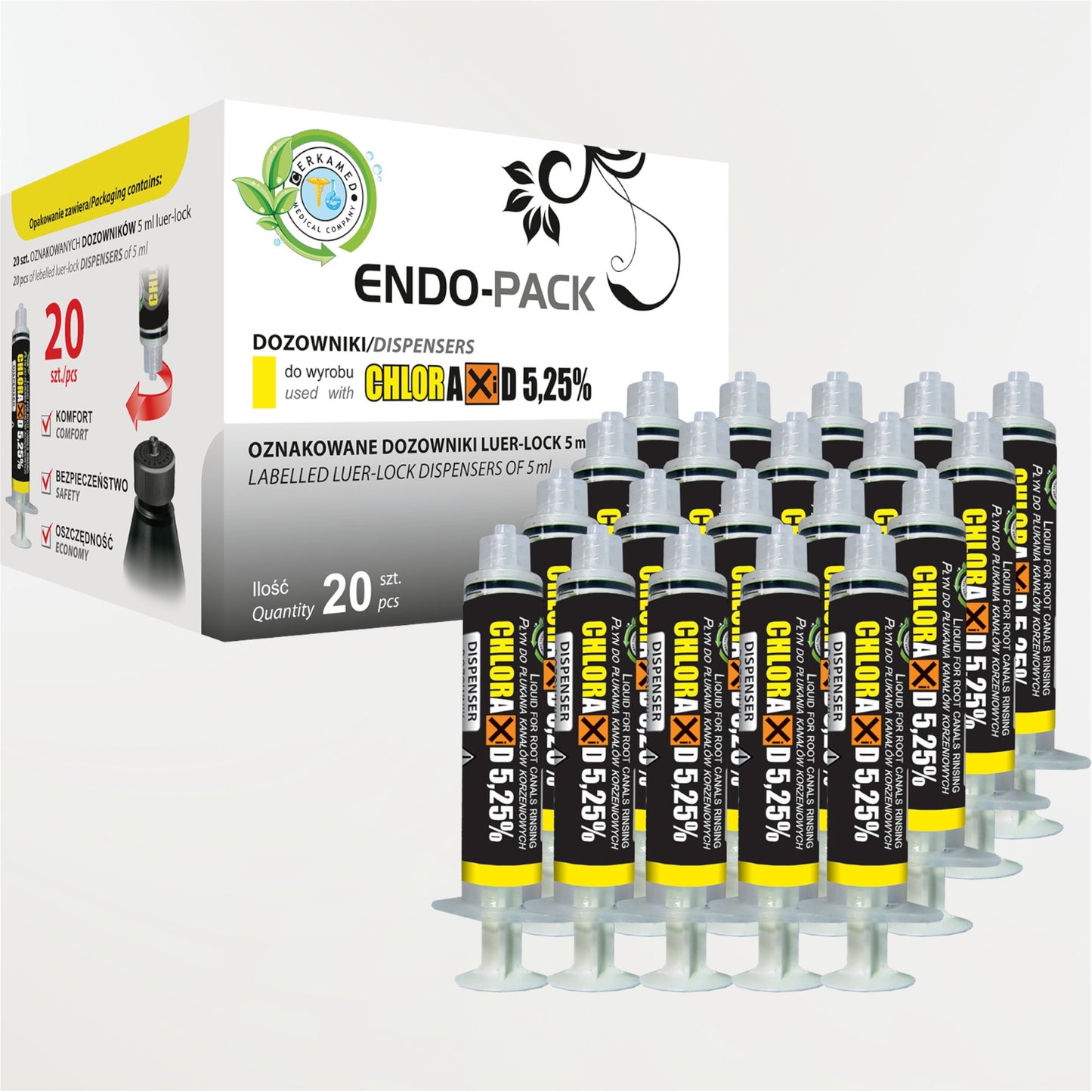 Endo Pack - Jeringas de irrigación