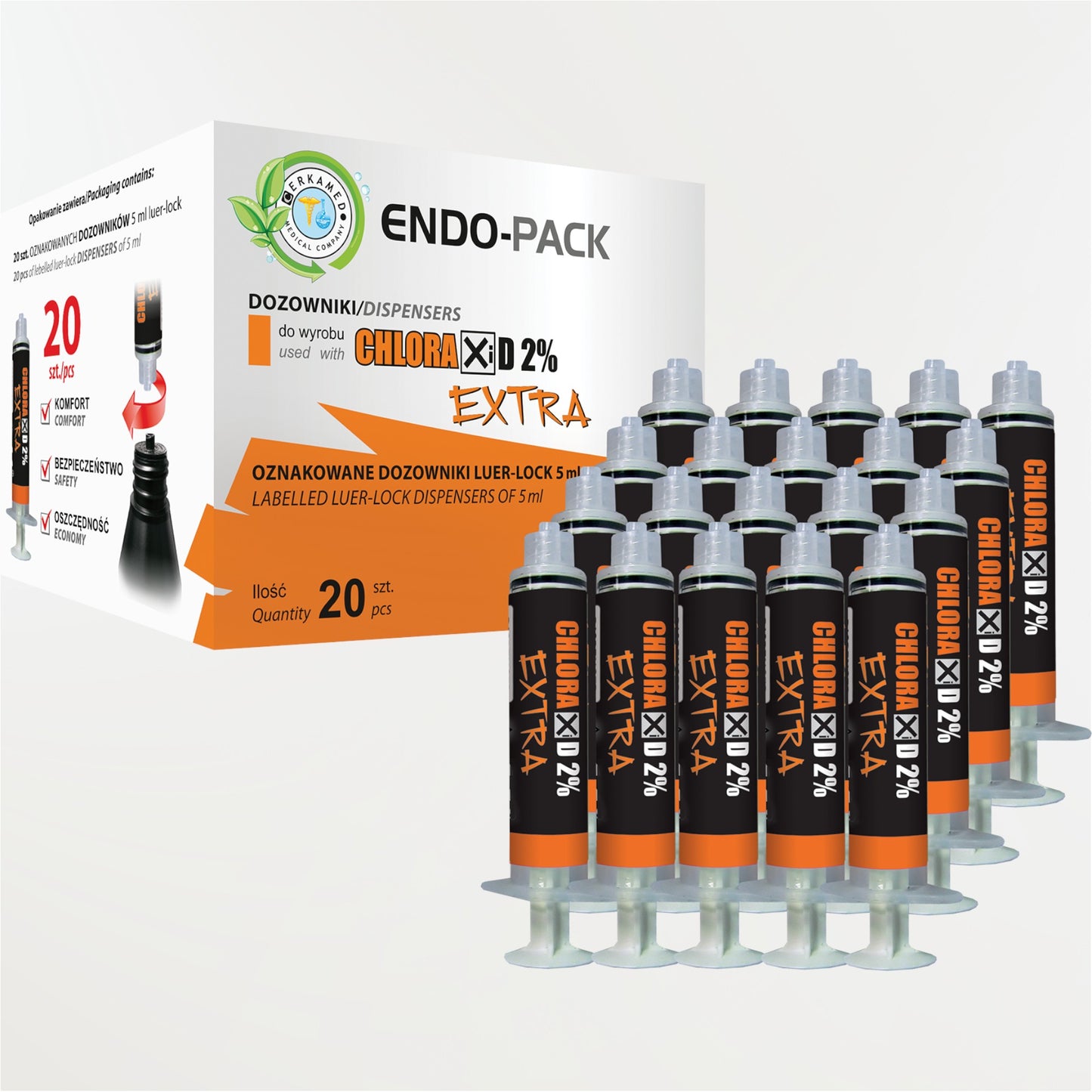 Endo Pack - Jeringas de irrigación