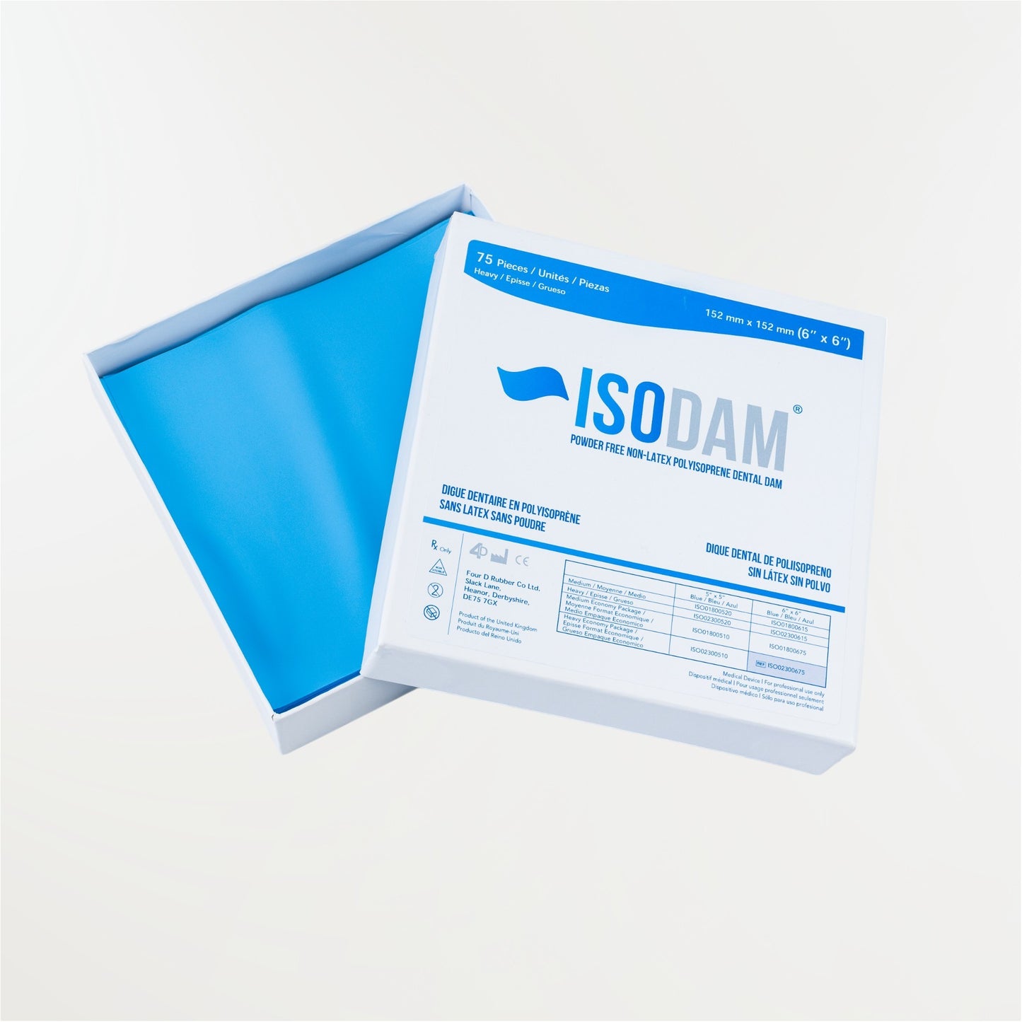 Feuilles de digue Isodam sans latex