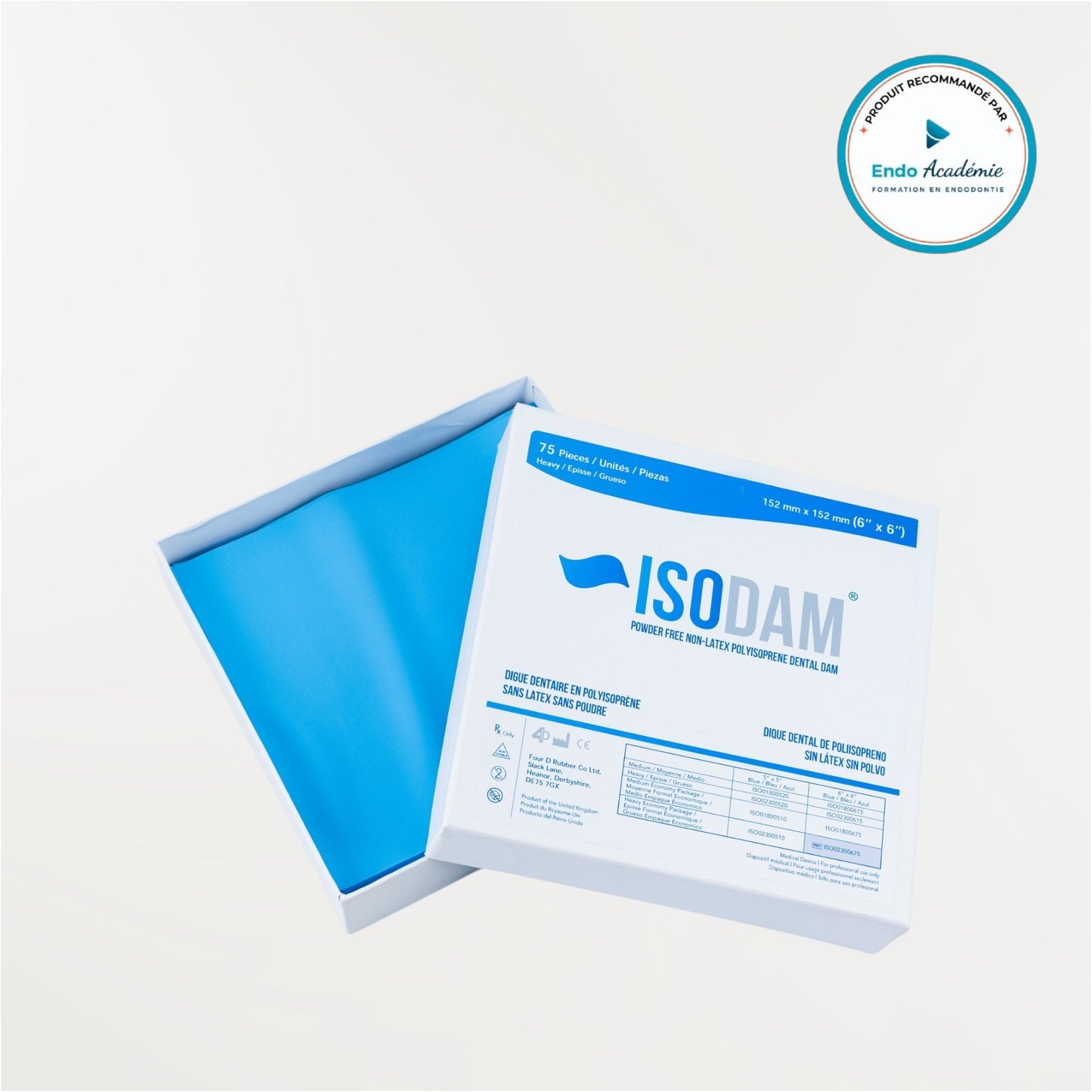 Feuilles de digue Isodam sans latex