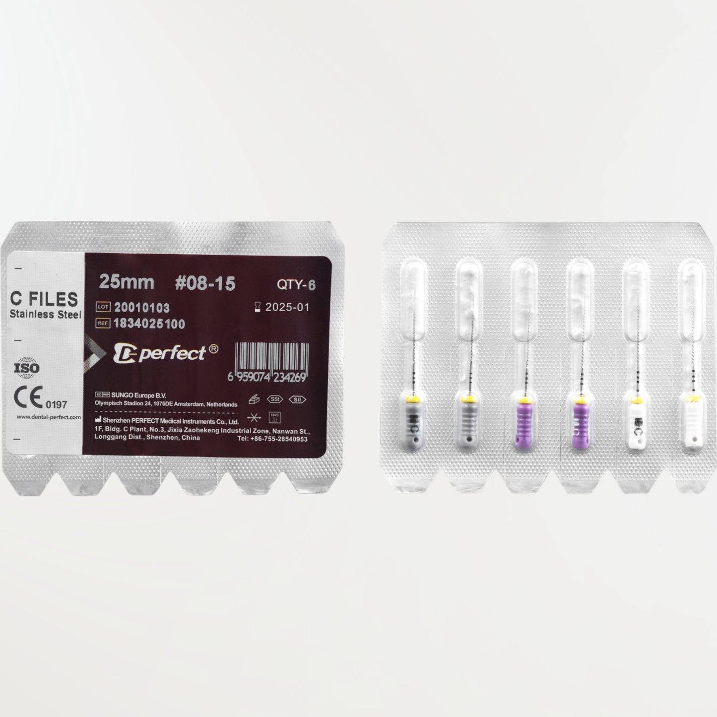 Limes C - pour désobturation Perfect Endo