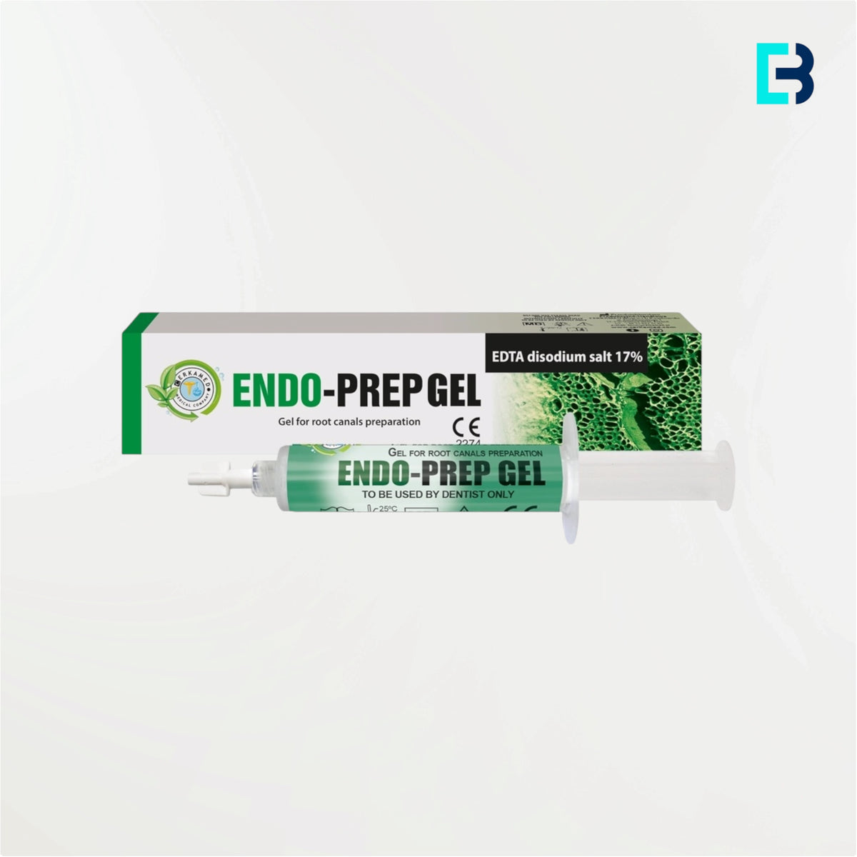 Endo-Prep Gel Cerkamed – gel EDTA 17 % pour préparation des canaux radiculaires