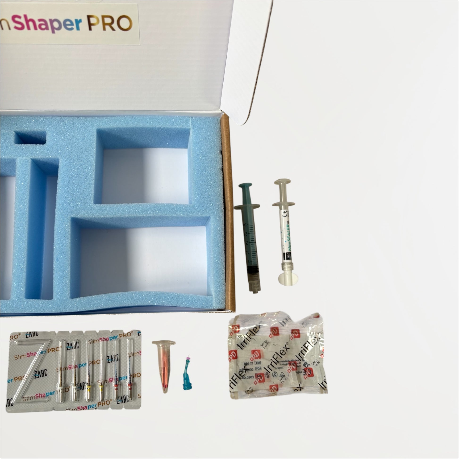 kit de découverte en endodontie, routine endodontie, rotation continue, dual rinse HEDP, Neo sealer flo, biocéramique, simulateur, irriflex, limes endodontiques flexibles, formation, Stéphane simon