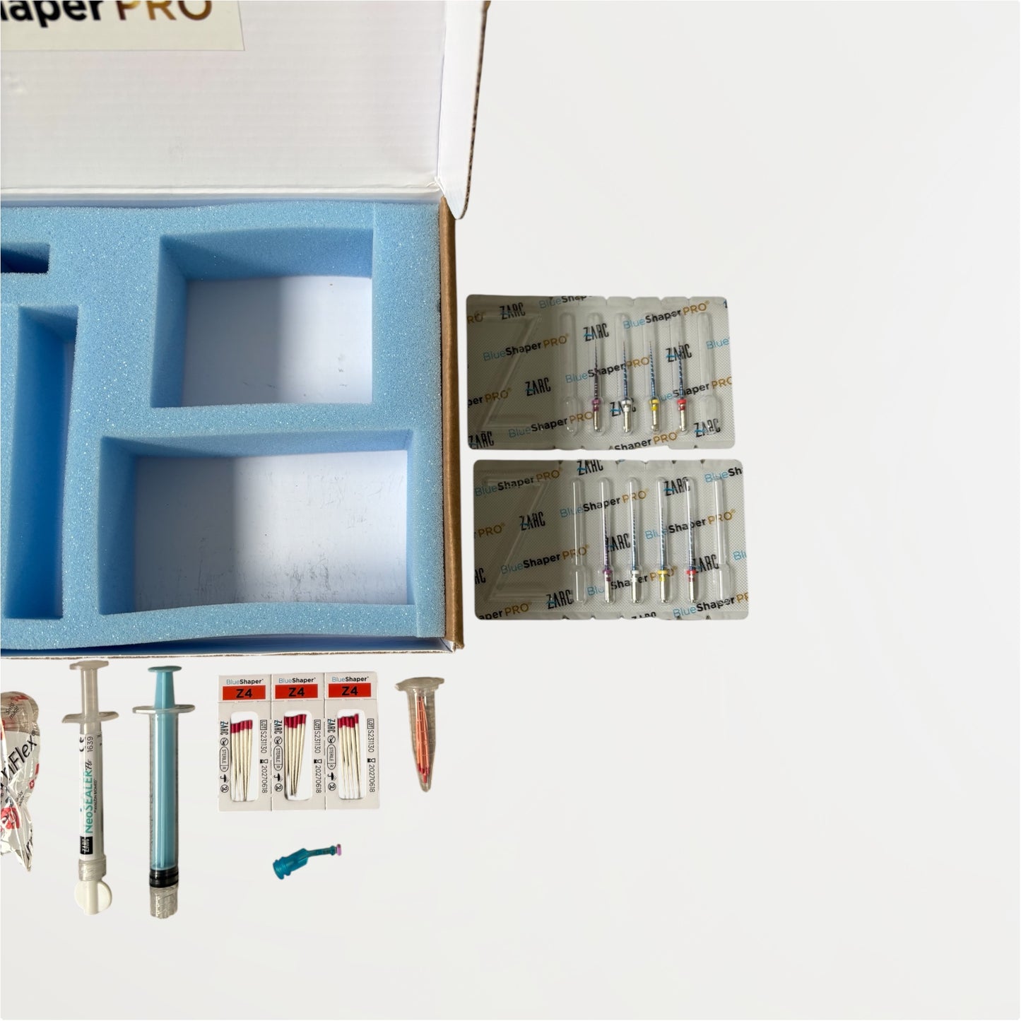 kit de découverte en endodontie, routine endodontie, rotation continue, dual rinse HEDP, Neo sealer flo, biocéramique, simulateur, irriflex, formation, Stéphane simon