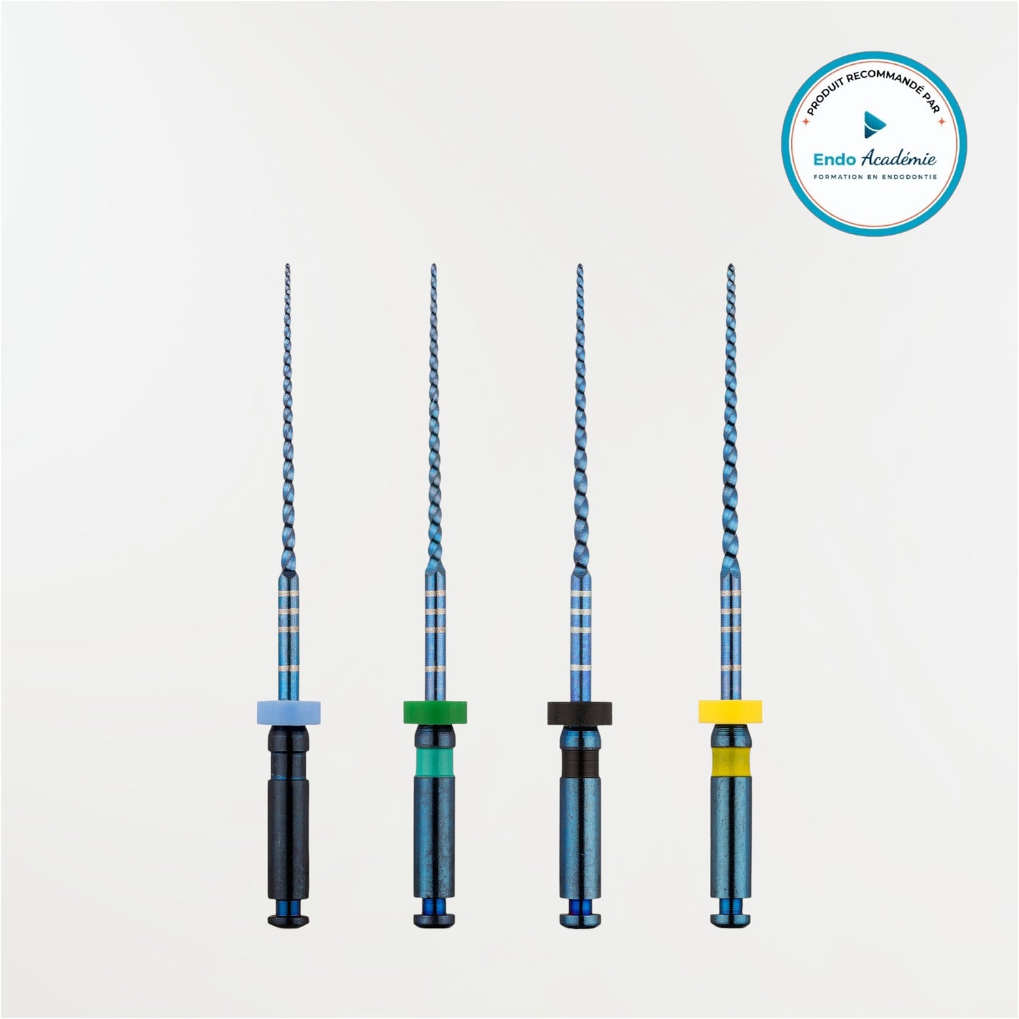 Lime Apical Shaper ZARC NiTi Blue conicité 3% – finition apicale endodontique 30 à 50/100