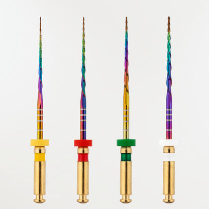 Lime Excalibur PRO ZARC réciprocité NiTi Nanocoating – conicité 5%, 4 diamètres 20 à 45/100