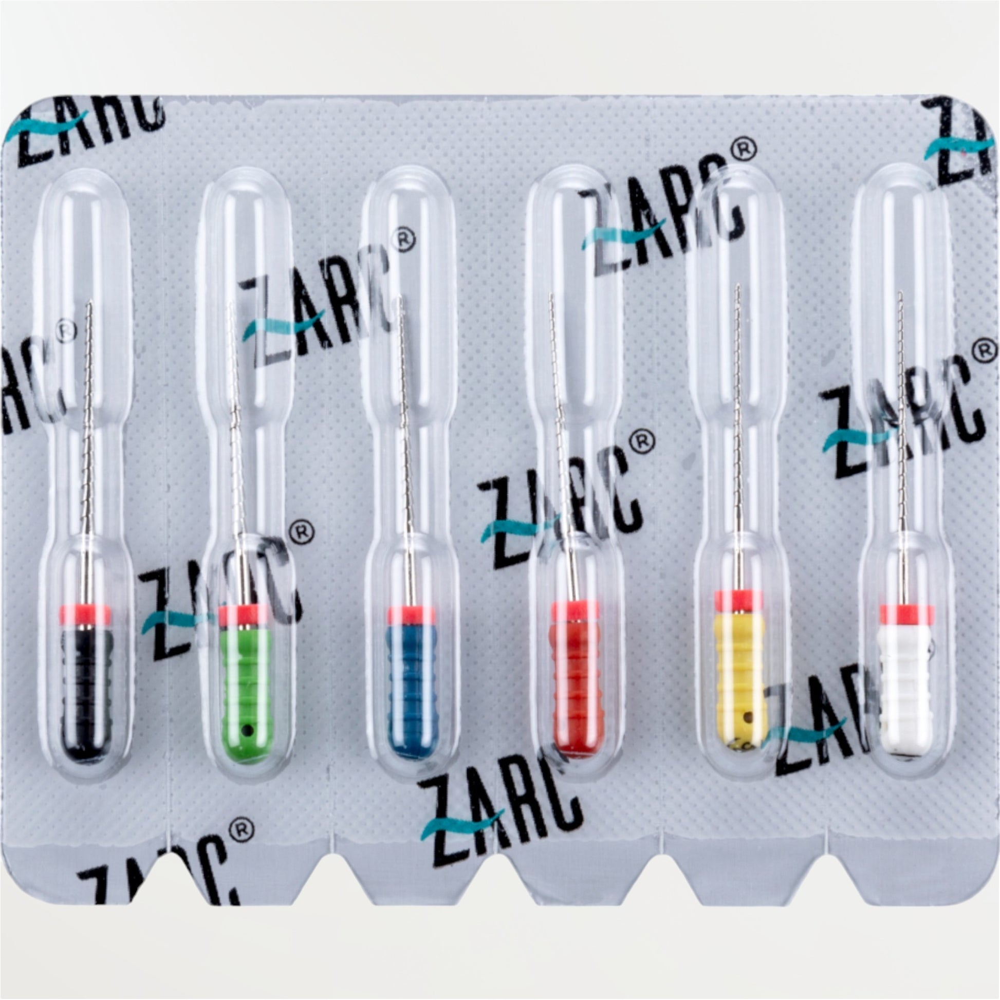 Limes H racleurs Hedström ZARC – retraitement endodontique, blisters stériles individuels de 6