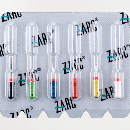 Limes H racleurs Hedström ZARC – retraitement endodontique, blisters stériles individuels de 6