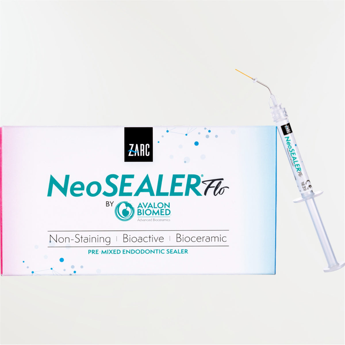 Neo Sealer FLO ZARC by Avalon – ciment biocéramique MTA fluide pour obturation canalaire