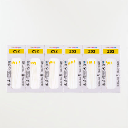 Pointes de papier stériles Slim Shaper ZARC – tailles ZS1 ZS2 ZS3, blisters individuels de 6, boîte 180
