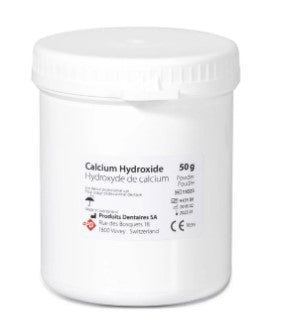 Hydroxyde de calcium en poudre.